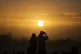 People gather at 