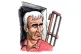 Ahmad Sa'adat portrait by Carlos Latuff