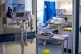 Medical equipment on a NHS hospital ward at Ealing Hospital 