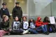 Protesters blockade New Scotland Yard in 2011 with pictures 