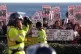 A demonstration held by the Socialist workers party (SWP) on