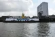 A view of the Woolwich ferry, a free service operating betwe