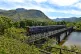 A Scotrail train crosses the River Lochy, near Fort William