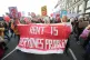 Protesters march through central London in protest over the 