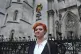 Writer Jack Monroe leaves the High Court in central London i