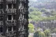 Grenfell Tower in west London after a fire engulfed the 24-s