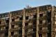 The burnt remains of Grenfell tower