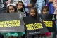 Supporters of Amnesty International, Oxfam Scotland and the 