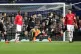 Sevilla players celebrate Wissam Ben Yedder scoring his side