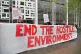 A protest outside the Home Office against the government's �