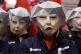 The Maybots during a TUC rally in central London, as part of