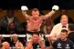 Carl Frampton celebrates victory against Luke Jackson after 