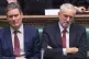 Jeremy Corbyn and shadow Brexit secretary Keir Starmer look 