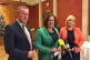 Sinn Fein's Conor Murphy (left), Mary Lou McDonald (centre) 