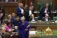 Theresa May arrives for Prime Minister's Questions in the Ho