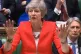 Prime Minister Theresa May speaks during the Brexit debate i