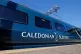 A Caledonian Sleeper train at Edinburgh Waverley Station