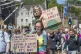 Students take part in the Scottish Youth Climate Strike, in 