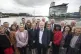 Labour leader Jeremy Corbyn (centre) with members of his sha