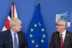 UK Prime Minister Boris Johnson (left) and Jean-Claude Junck