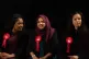 Labour Party's Apsana Begum (centre) at the launch of the La