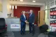 Sir Keir Starmer with Usdaw general secretary Paddy Lillis a