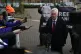 Shadow Chancellor John McDonnell outside HMP Belmarsh in Lon