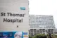 General View of St Thomas Hospital, in London