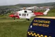 An AgustaWestland AW189 helicopter from HM Coastguard comes 