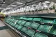 Empty shelves in a Tesco Extra store in Worthing, West Susse