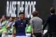 Brentford's Said Benrahma celebrates his goal with manager T