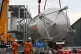 One of six purpose-built 130,000 litre fermentation vessels,