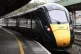 A GWR (Great Western Railway) train waits on a platform