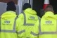 NHS Test and Trace staff set up at the Liverpool Tennis Cent