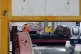 Workers prepare the moulds for the concrete tunnel headwall 