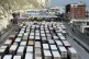 Lorries queue to enter the port of Dover in Kent