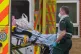 A patient arrives by ambulance to Southend University hospit