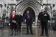 (Left to right) Eileen Turnbull, Mark Turnbull, Harry Chadwi