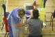 Members of the public receive a dose of the Oxford/AstraZene