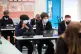 Upper sixth pupils at Wallace High School in Lisburn
