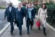 Labour leader, Keir Starmer walks to today's shadow cabinet 