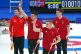 Great Britain's Bruce Mouat, Hammy McMillan, Bobby Lammie an