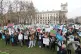 Protesters from 23 independent schools within the Girls' Day