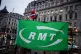 Rail, Maritime and Transport union picket line outside Oxfor