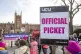 University and College Union (UCU) workers and supporters on