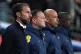 England manager Gareth Southgate (left) and the backroom sta