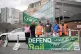 Members of the Rail, Maritime and Transport union (RMT) on t