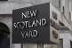 New Scotland Yard sign outside the Metropolitan Police headq