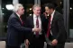 WHICH WAY? (Left to right) former PM Gordon Brown, Labour Pa