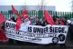 Ambulance workers on the picket line outside ambulance headq